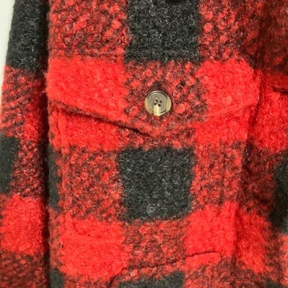 NEW Sundance Woodcutters Buffalo Plaid Sherpa Jacket Size XL - Picture 11 of 15